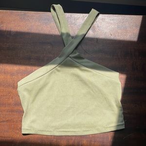 Crop shirt size small